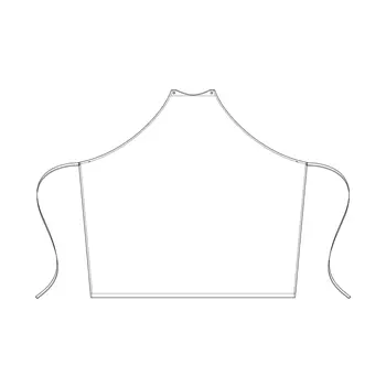 Kentaur A Collection bib apron, White
