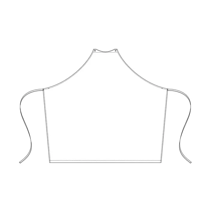 Kentaur A Collection bröstlappsförkläde, Vit, Vit, large image number 1
