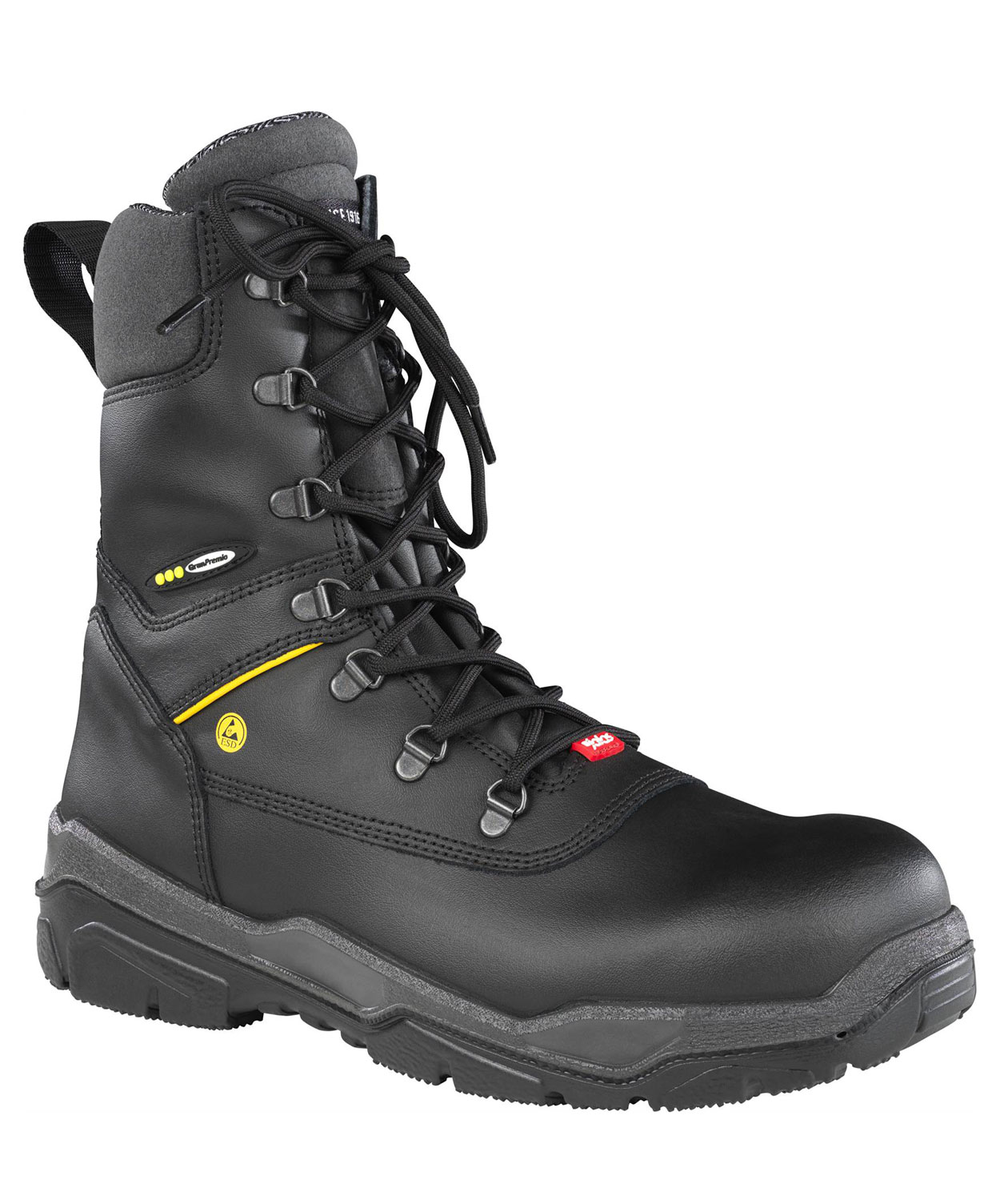 Jalas 1872 Off Road winter work boots O2, Black, large image number 2