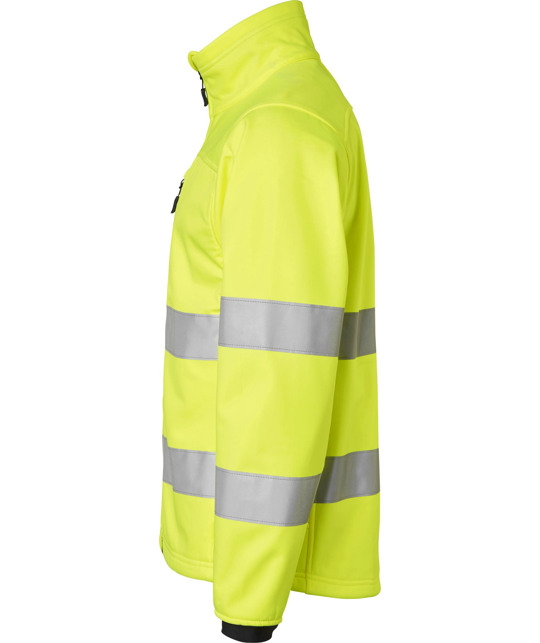 Top Swede softshell jacket 7621, Hi-Vis Yellow, large image number 3