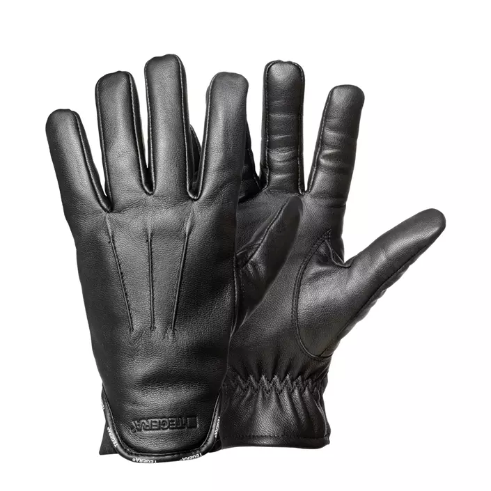 Tegera 8151 winter leather gloves, Black, large image number 0
