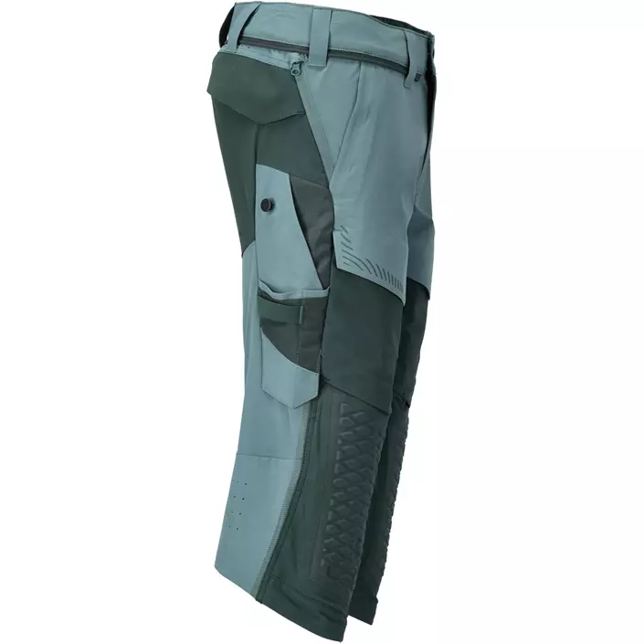 Mascot Customized arbejdsknickers full stretch, Lys skovgrøn/Skovgrøn, large image number 3