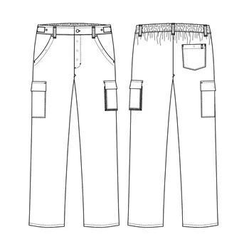Kentaur HACCP-godkendt  bukser med lårlomme, Lysegrå