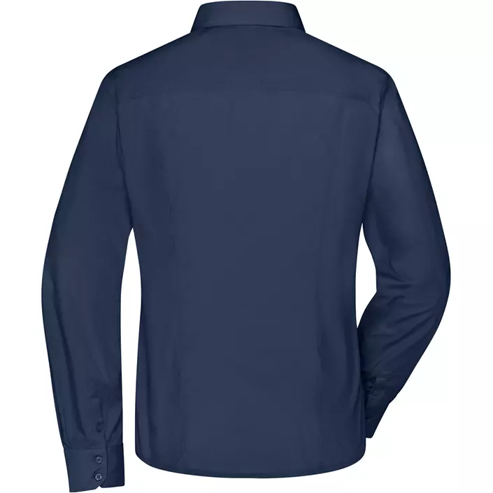 James & Nicholson modern fit dame skjorte, Navy, large image number 1