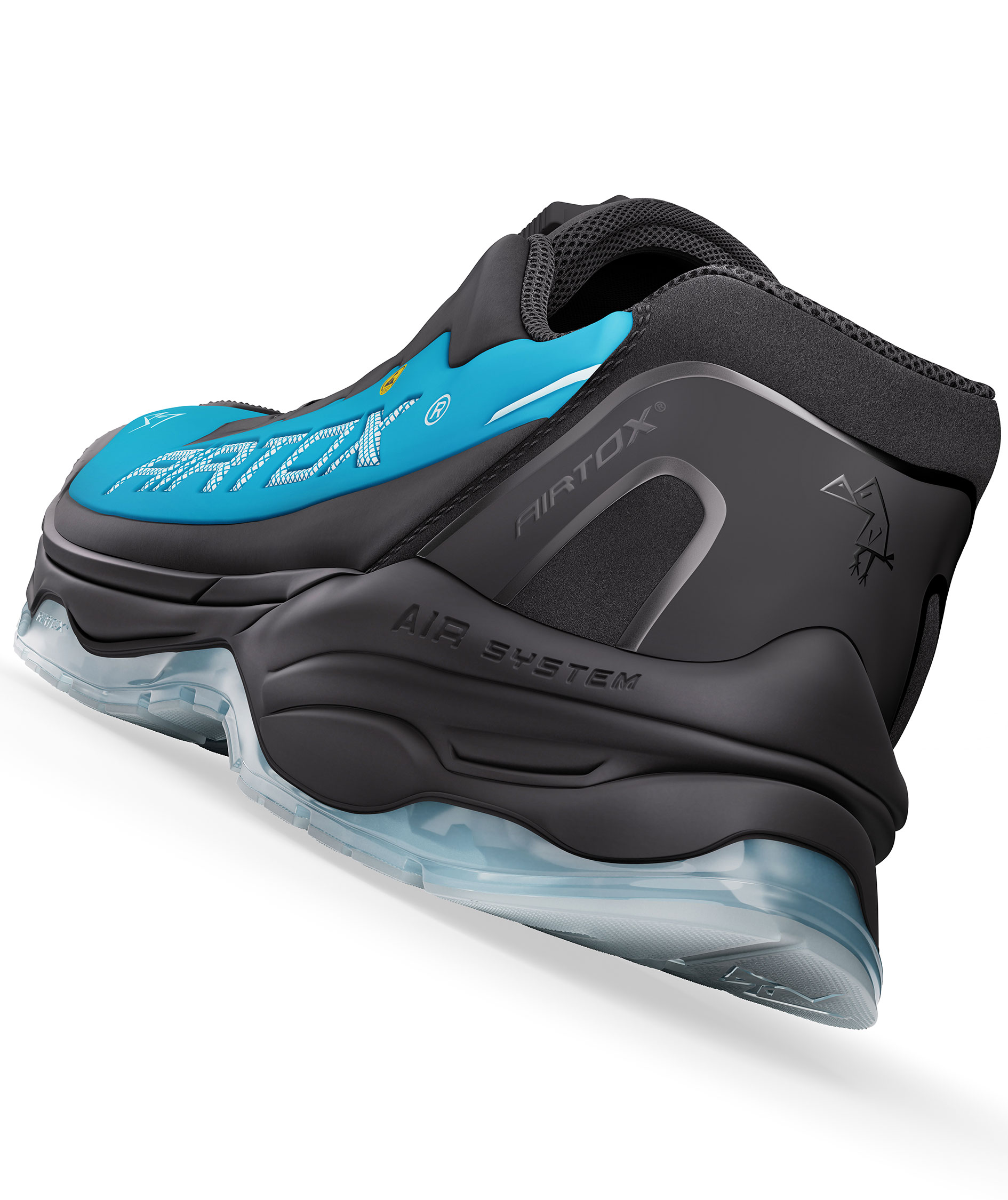Airtox TX22 sikkerhedssko S3, Bl&aring;/Sort, large image number 3