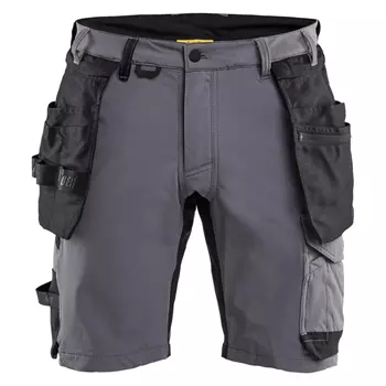 Blåkläder craftsman shorts full stretch, Medium grey/black