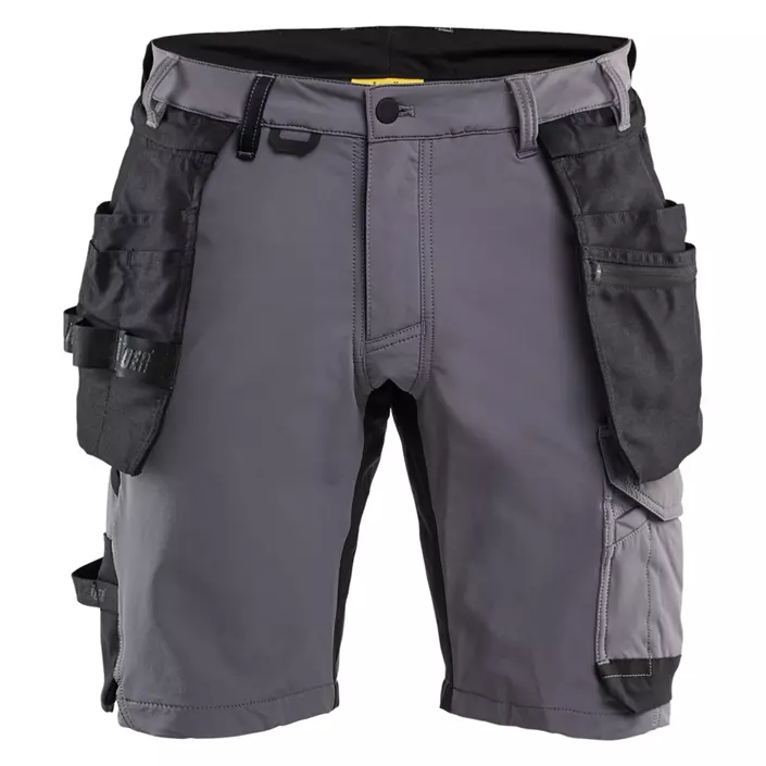 Blåkläder craftsman shorts full stretch, Medium grey/black, large image number 0
