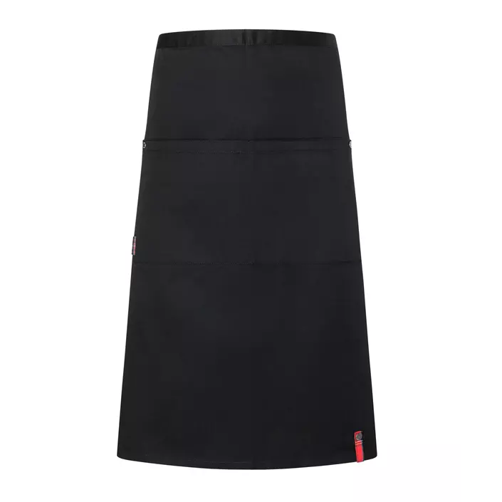 Karlowsky ROCK CHEF® waist apron, Black, Black, large image number 0