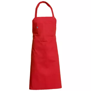 Nybo Workwear All-Over smækforklæde med lomme, Rød