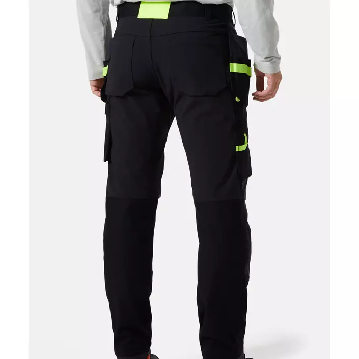 Helly Hansen Oxford 4X craftsman trousers full stretch, Black/Ebony, large image number 3