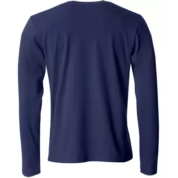 Clique Basic-T langermet T-skjorte, Dark navy