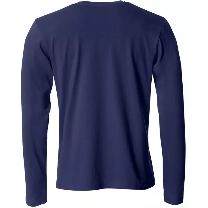 Clique Basic-T langermet T-skjorte, Dark navy, large image number 1
