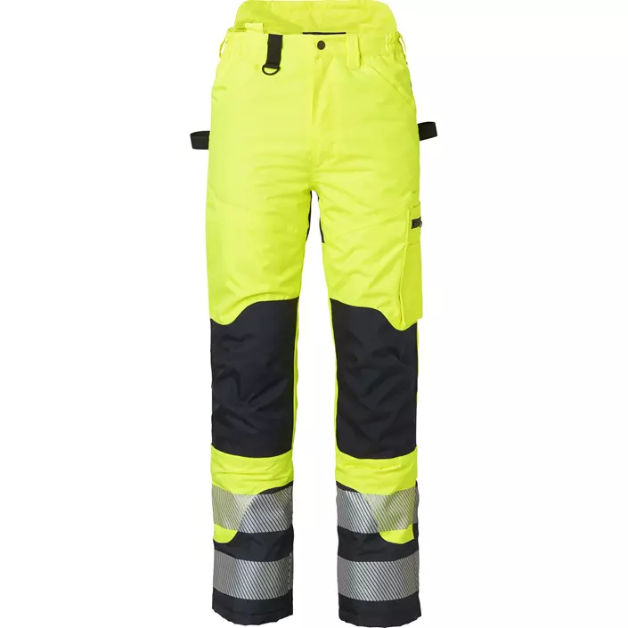 Top Swede winter trousers 121, Hi-Vis Yellow/Navy, large image number 4