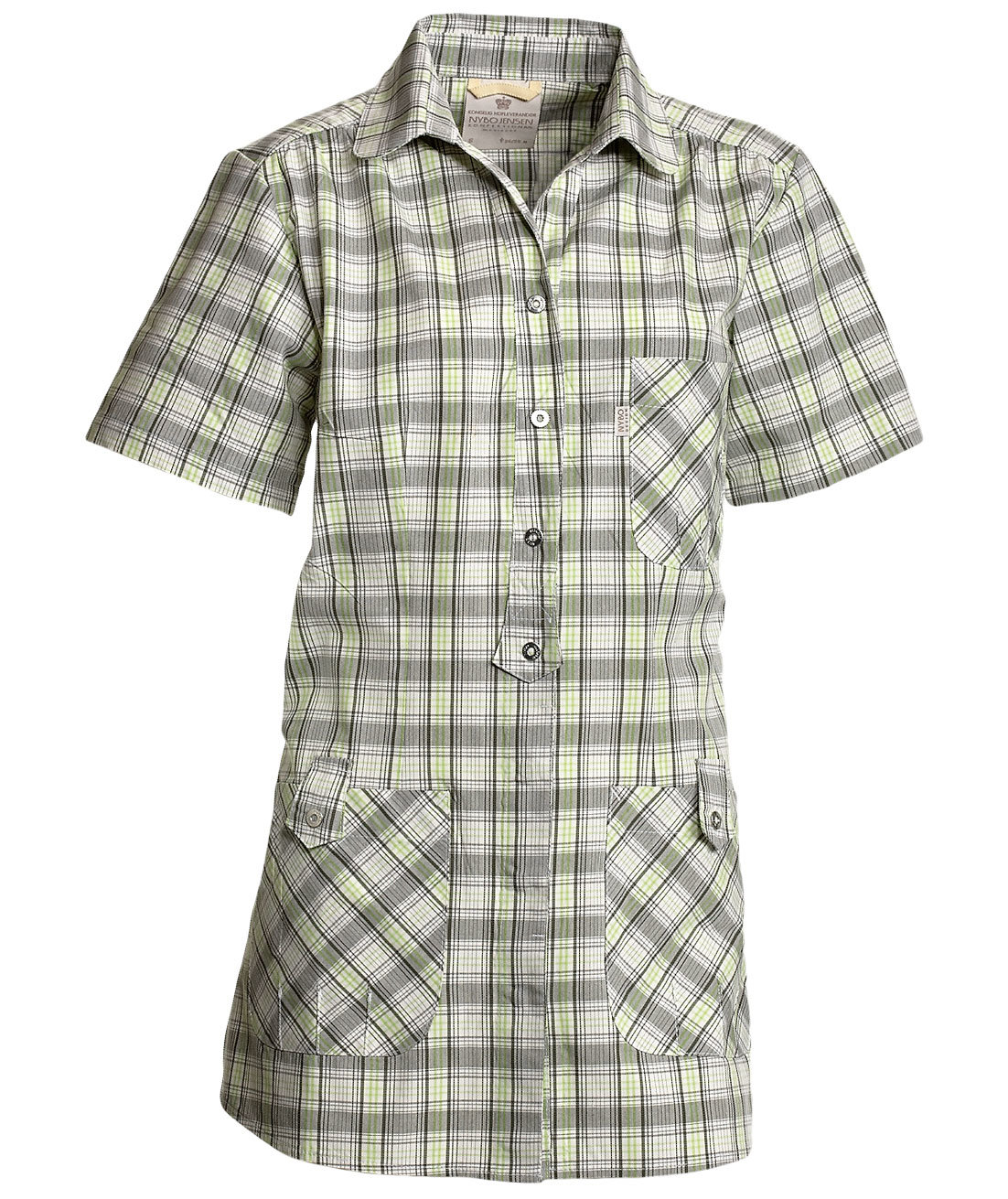 Nybo Workwear Joy dame tunika, Gr&oslash;n/limegr&oslash;n ternet, large image number 0