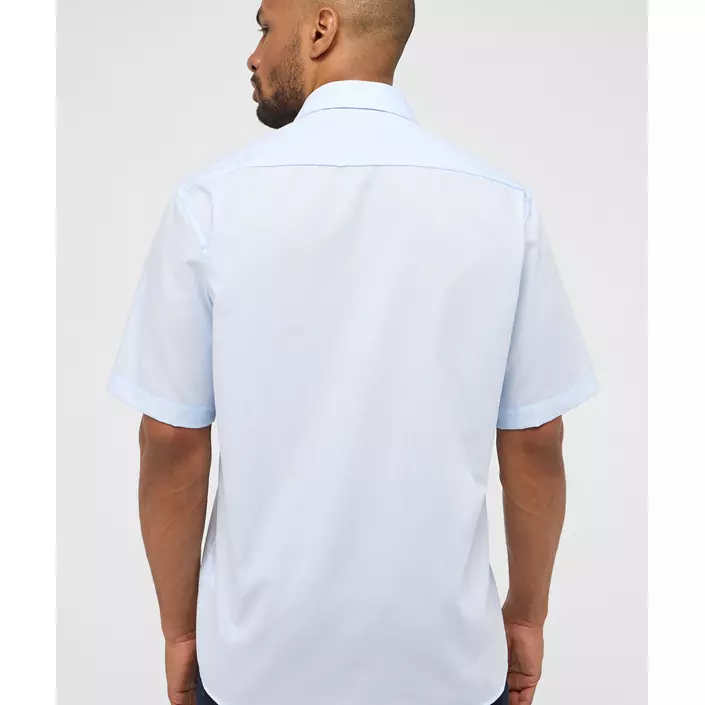 Eterna Uni Comfort fit kortærmet Poplin skjorte, Lyseblå, large image number 2