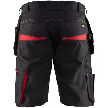 Blåkläder Unite craftsman shorts, Black/Red