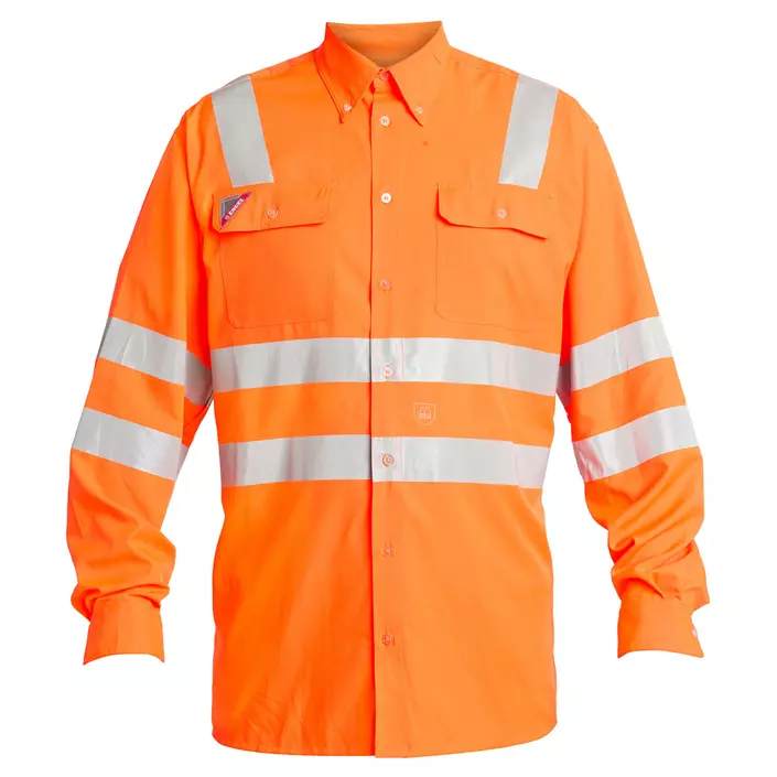 Engel arbejdsskjorte, Orange, large image number 0
