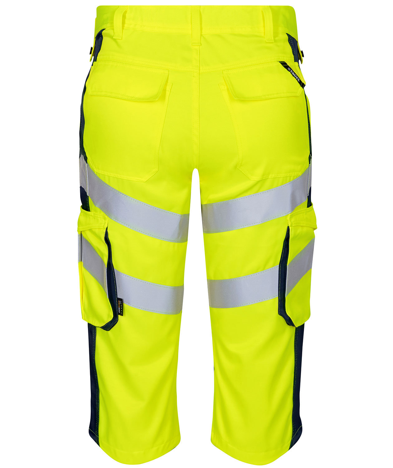 Engel Safety Light knee pants, Yellow/Blue Ink