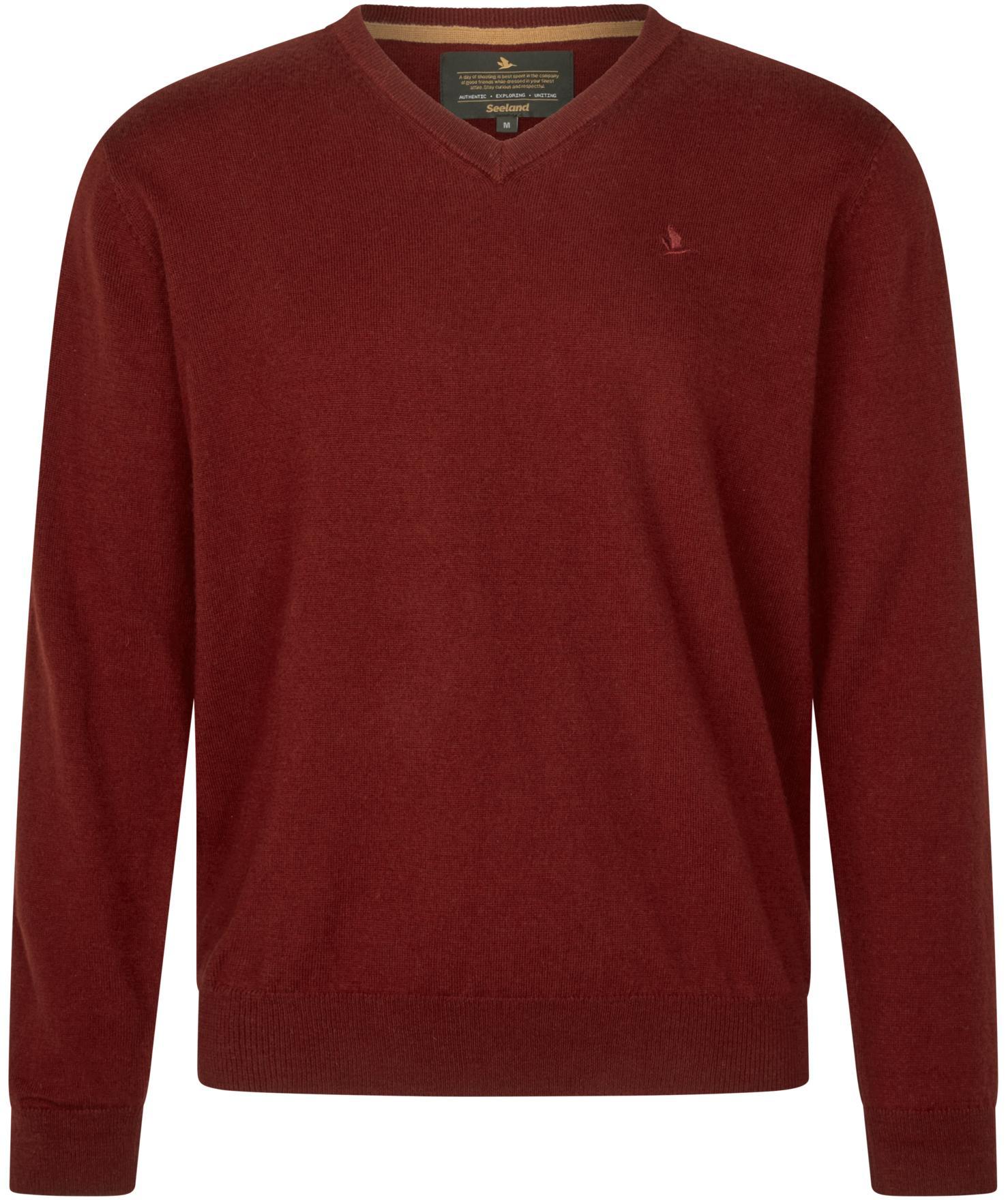 Seeland Pine striktr&oslash;je med merinould