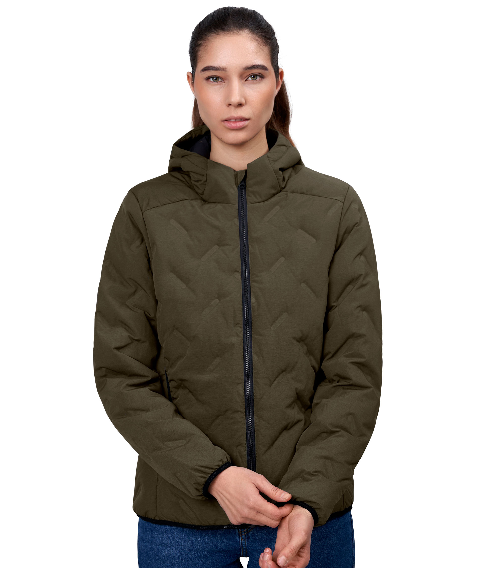 GEYSER women's quilted jacket, Olive melane