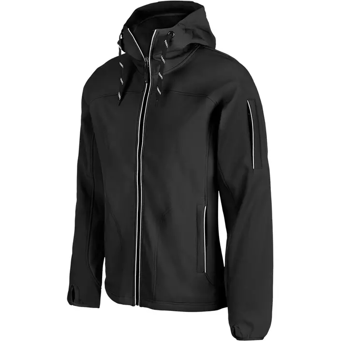 IK softshell jacket, Black, large image number 0