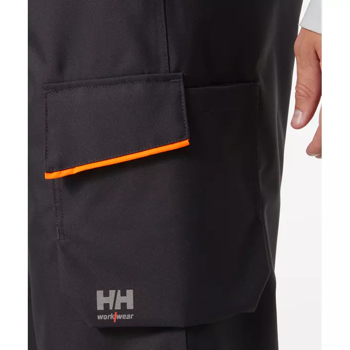 Helly Hansen UC-ME winter trousers, Hi-vis Orange/Ebony, large image number 4