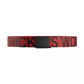Snickers logo belt, Chili Red