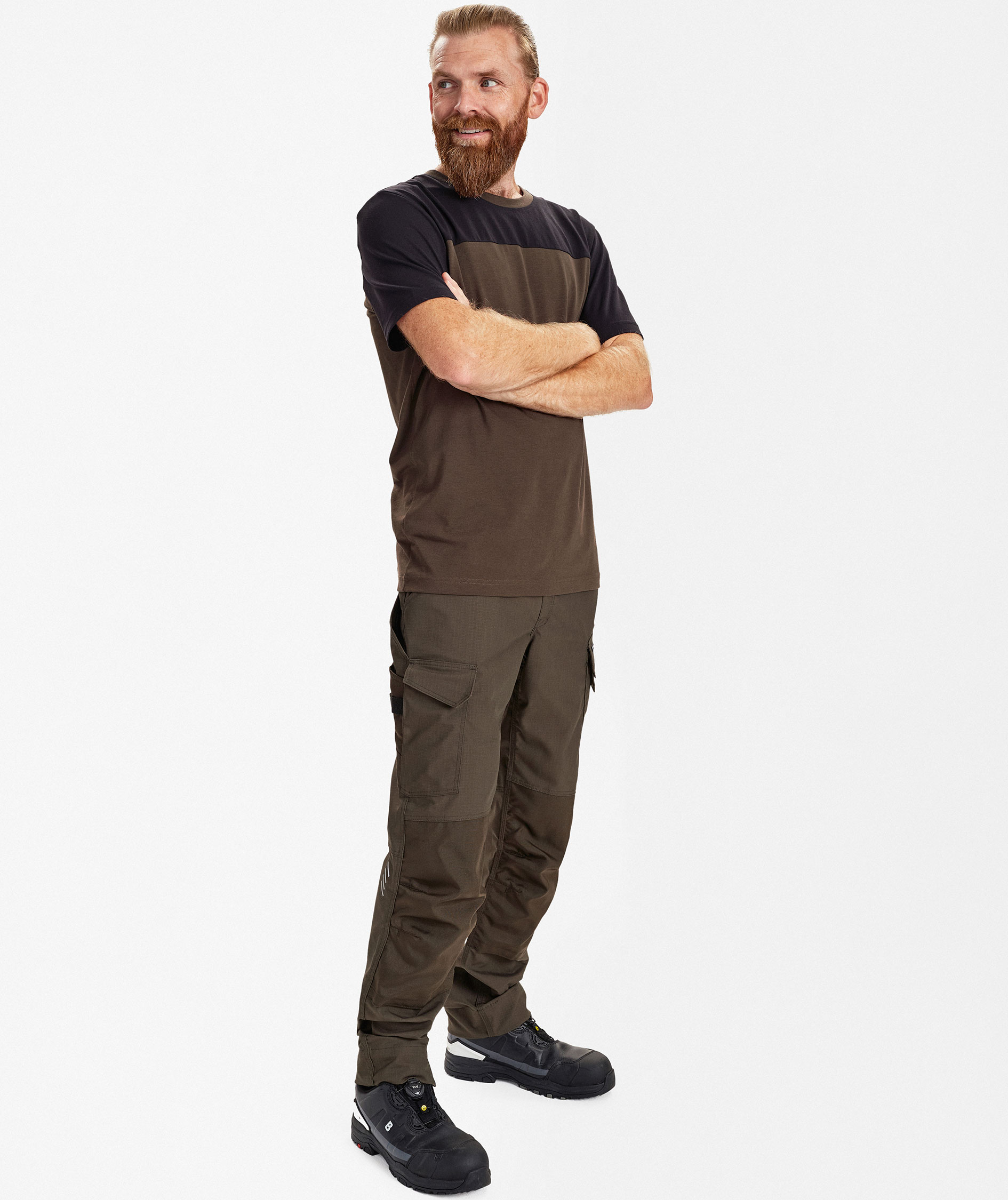 Engel Entire T-shirt, Forest Green/Black, large image number 2