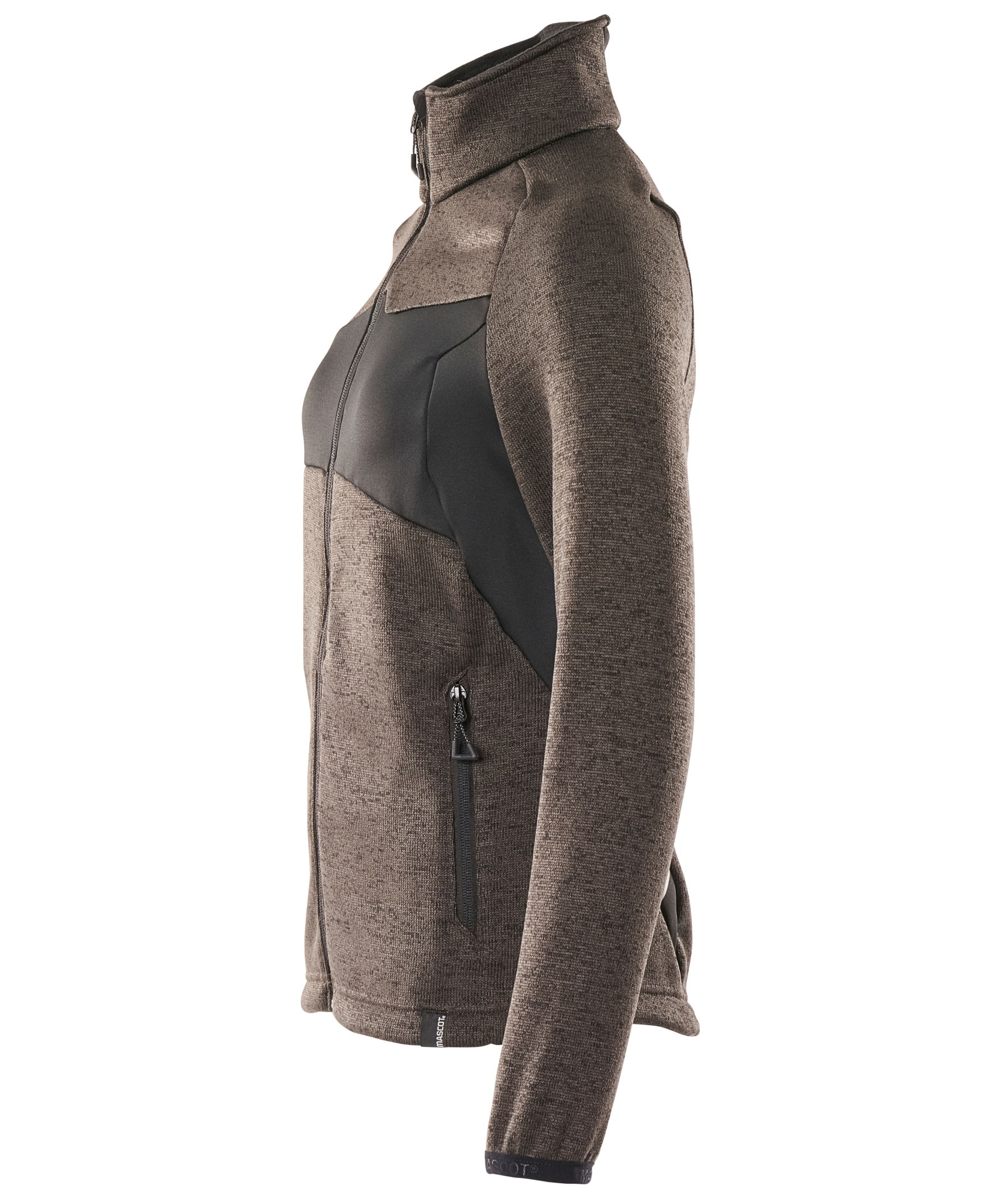 Mascot Accelerate dame strikkcardigan, M&oslash;rk Antrasitt/Svart, large image number 3