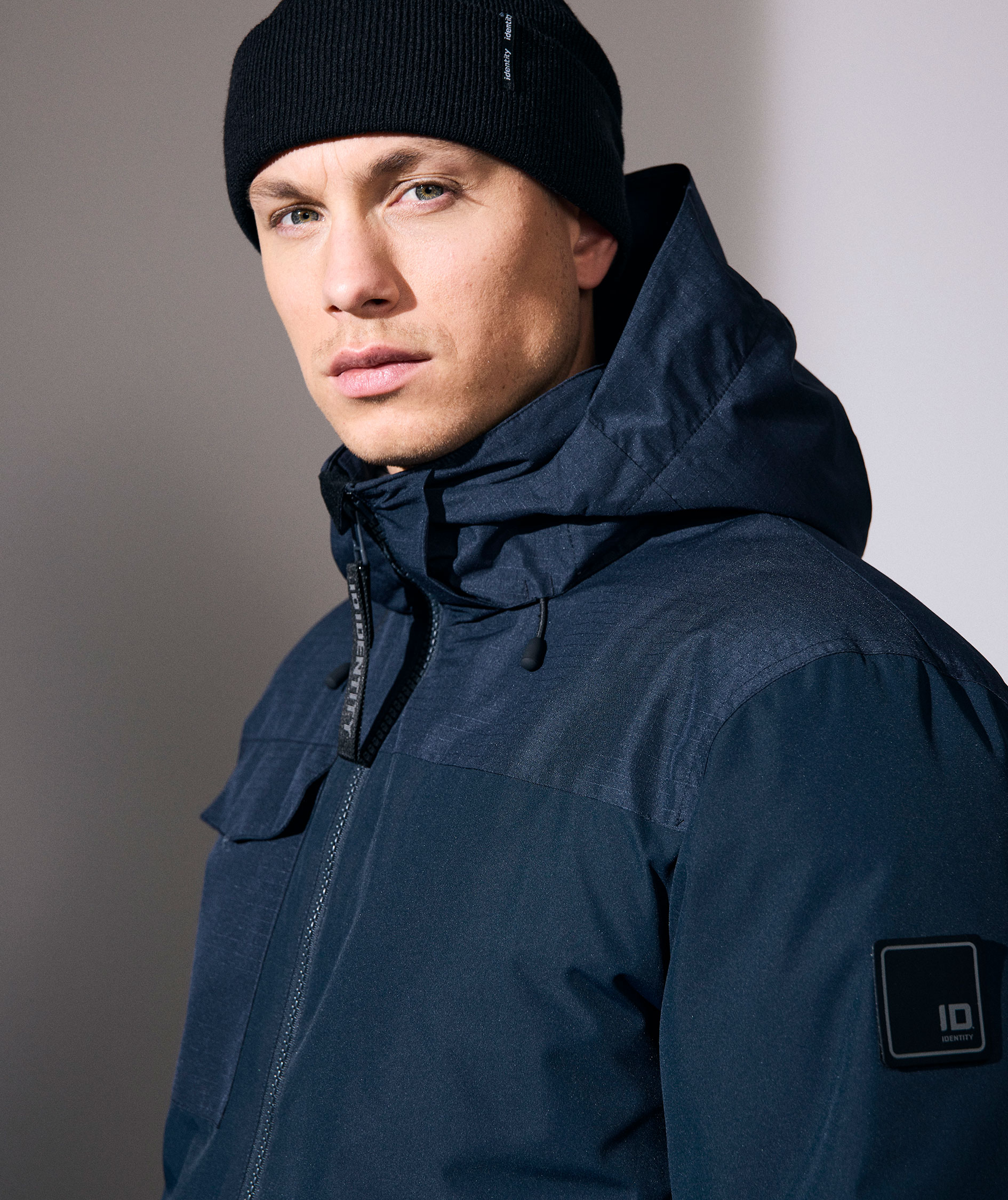 ID hat, Black, Black, large image number 1