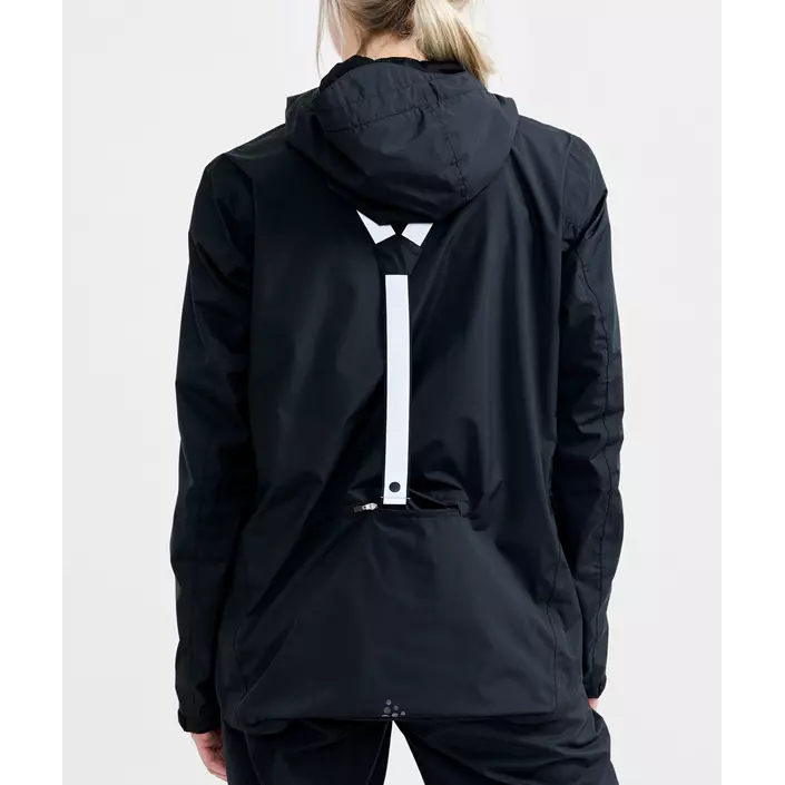 Craft Core Bike Ride Hydro Lumen women's jacket, Black, large image number 2