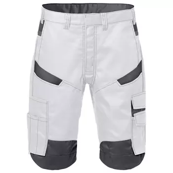 Fristads work shorts 2562, White/Grey