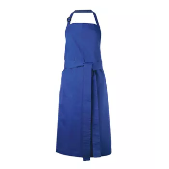 Toni Lee Kron bib apron with pocket, Royal Blue