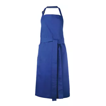 Toni Lee Kron bröstlappsförkläde med ficka, Kungsblå