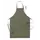 Segers 2337 bib apron with pocket, Olive Green, Olive Green, swatch