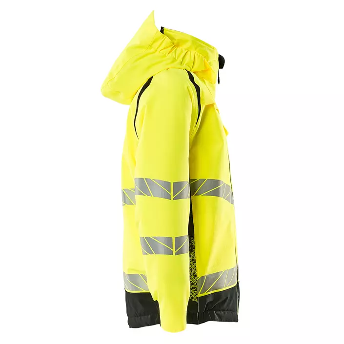 Mascot Accelerate Safe winter jacket for kids, Hi-vis Yellow/Black, large image number 3
