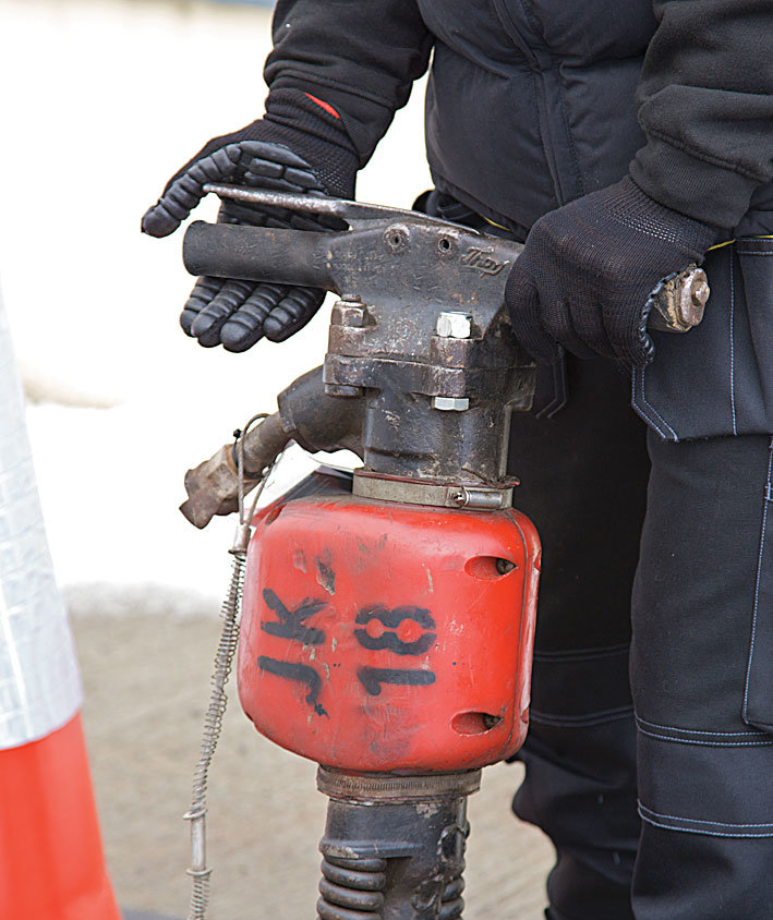 Portwest A790 anti-vibration gloves, Black, large image number 1