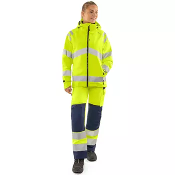 Fristads women's shell jacket 4681 GLPS, Hi-Vis Yellow