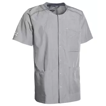 Nybo Workwear Sporty kurzärmlige Hemd, Grau Melange