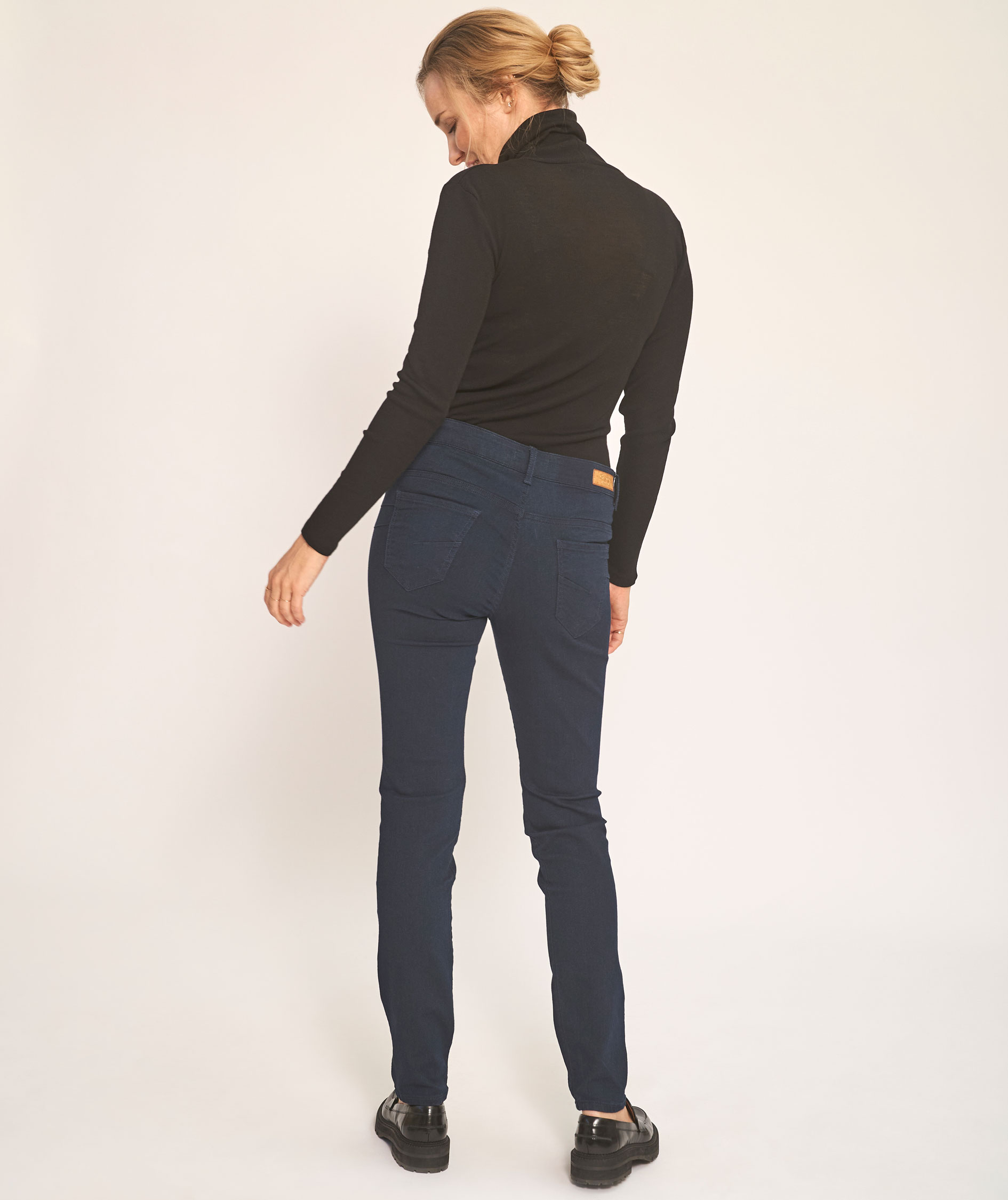 Claire Woman Alys dame striktr&oslash;je med merinould, Sort, large image number 3