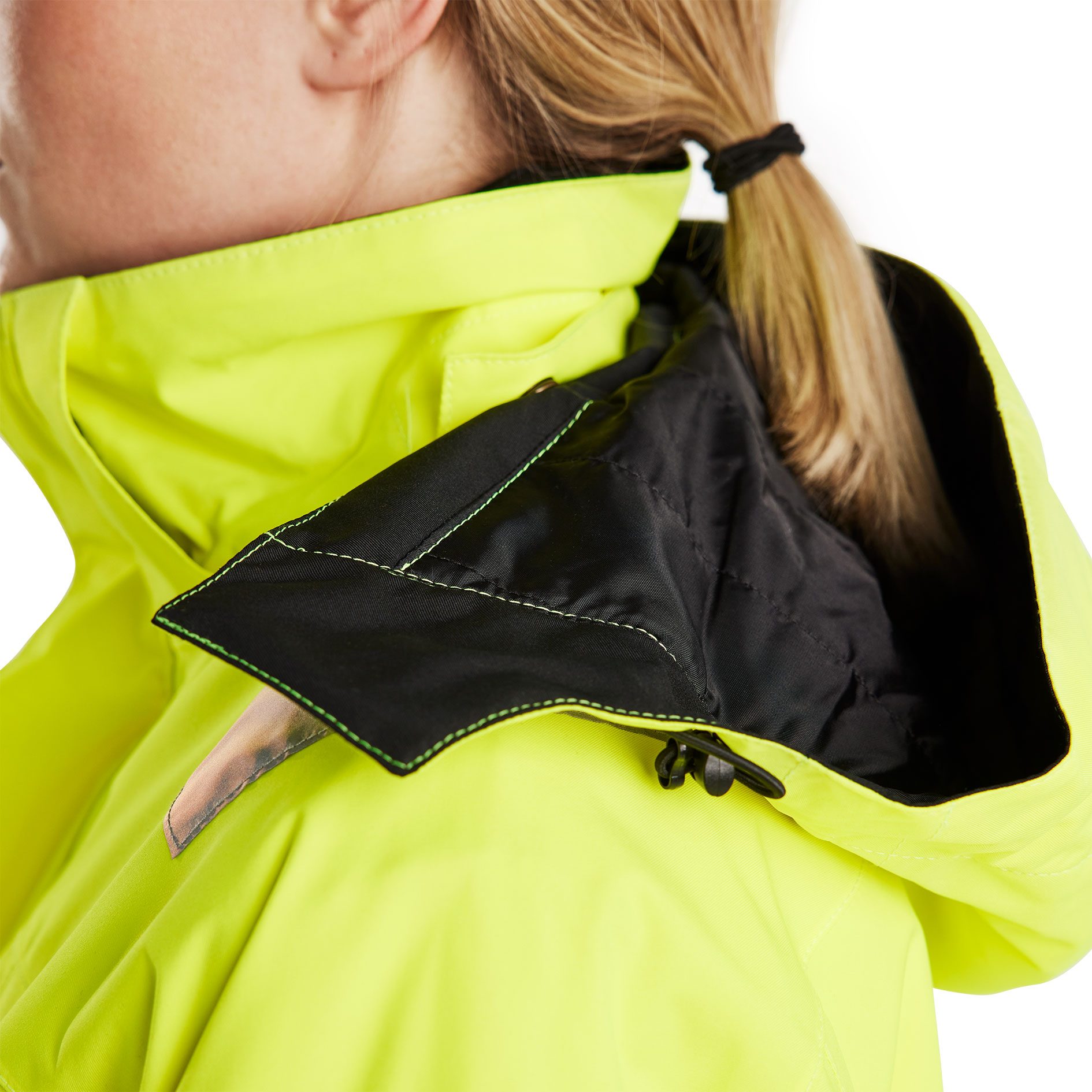 Bl&aring;kl&auml;der dame vinterjakke, Hi-vis&nbsp;Gul/Sort, large image number 7