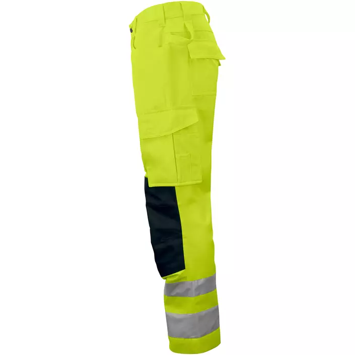 ProJob work trousers 6532, Hi-vis Yellow/Black, large image number 3