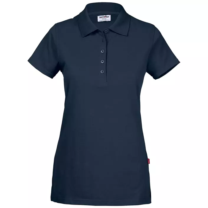 Smila Workwear Daga dame polo T-shirt, Navy, large image number 0