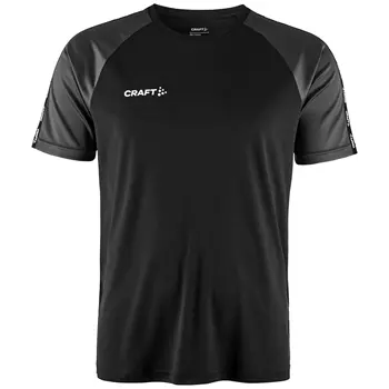 Craft Squad 2.0 Contrast Jersey T-shirt, Black/Granite