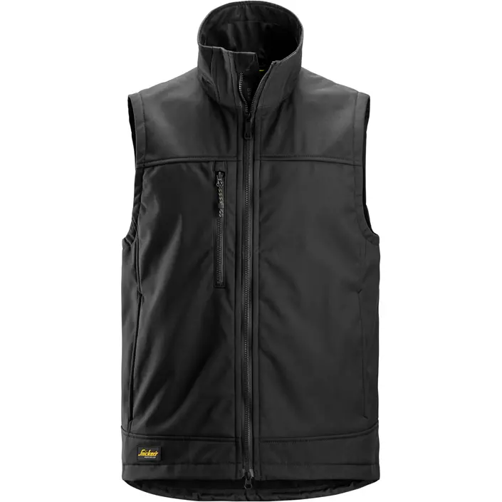 Snickers AllroundWork softshellväst 4506, Black/Black, large image number 0