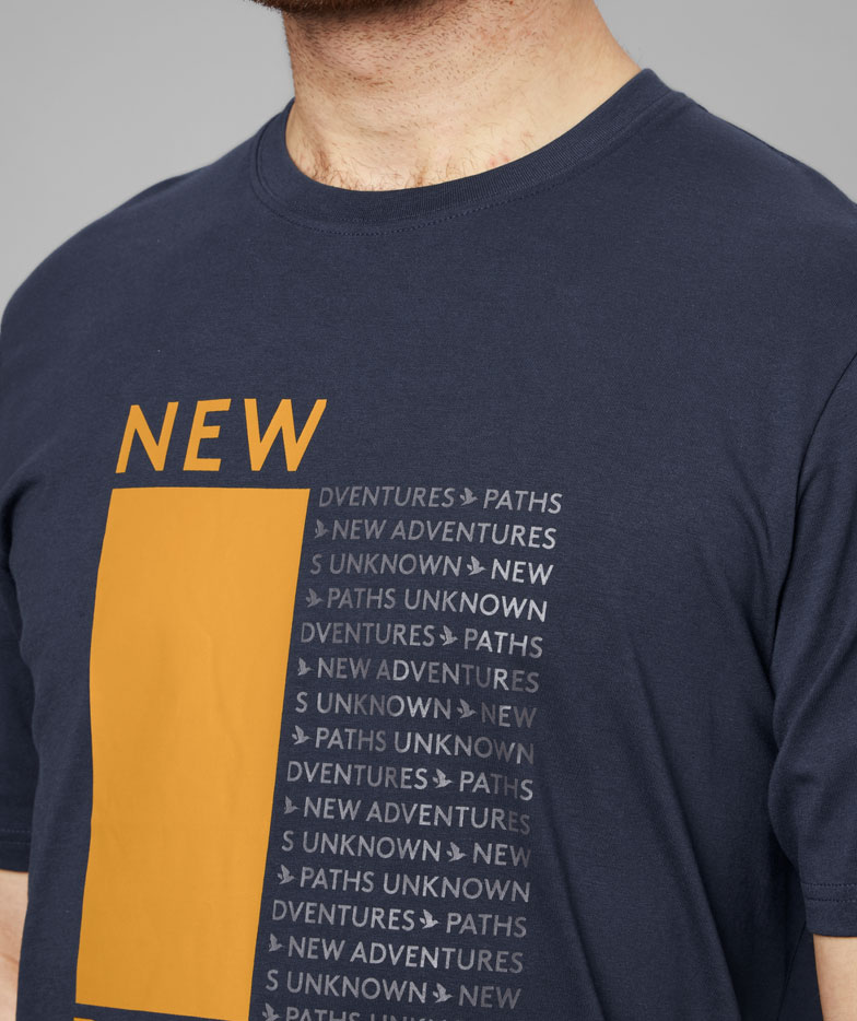 Seeland Path T-shirt, Dark navy, large image number 3