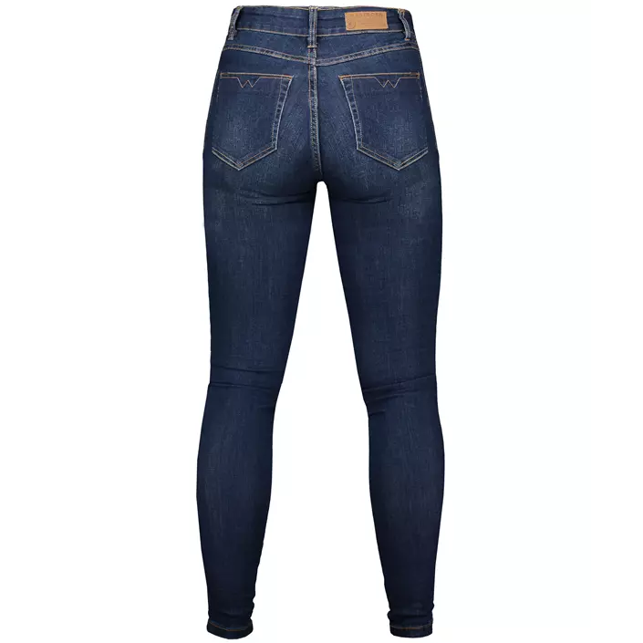 Westborn Slim Fit dame jeans, Denim blue washed, large image number 1