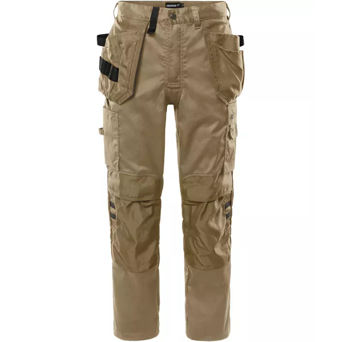 Fristads Green craftsman trousers 241 GS25, Khaki, large image number 0