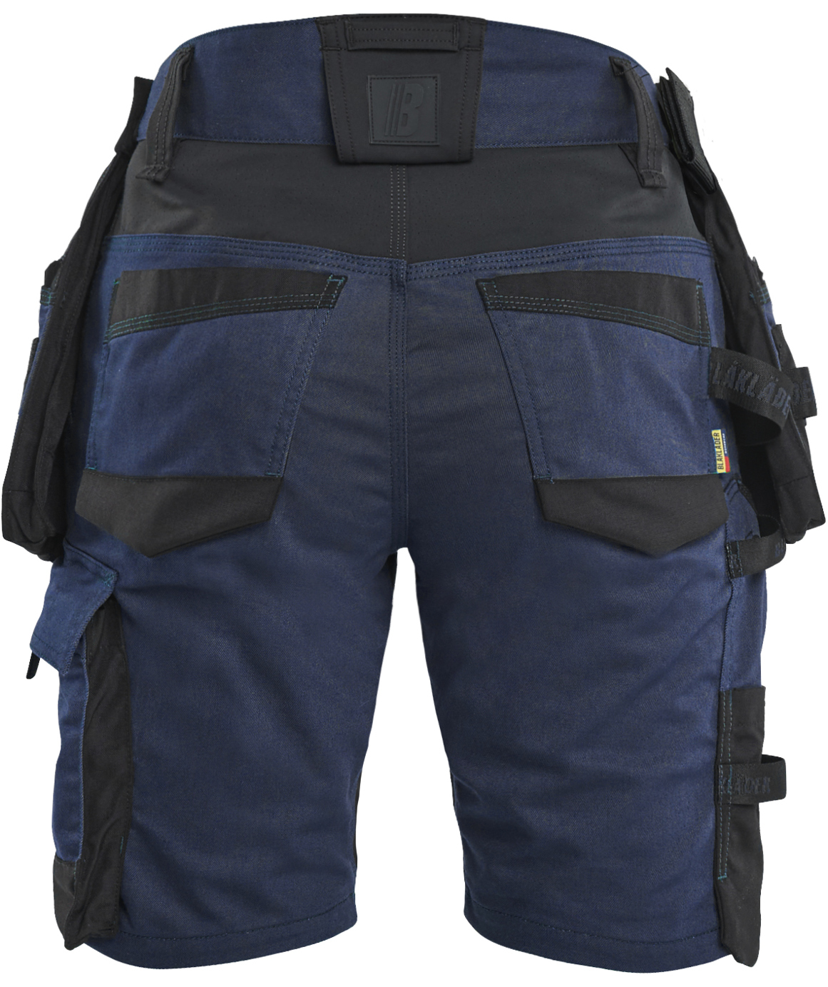 Bl&aring;kl&auml;der Striker hantverksshorts dam, Dark Marin/Svart