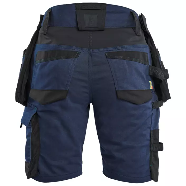 Blåkläder Striker dame håndværkershorts, Mørk Marineblå/Sort, large image number 1